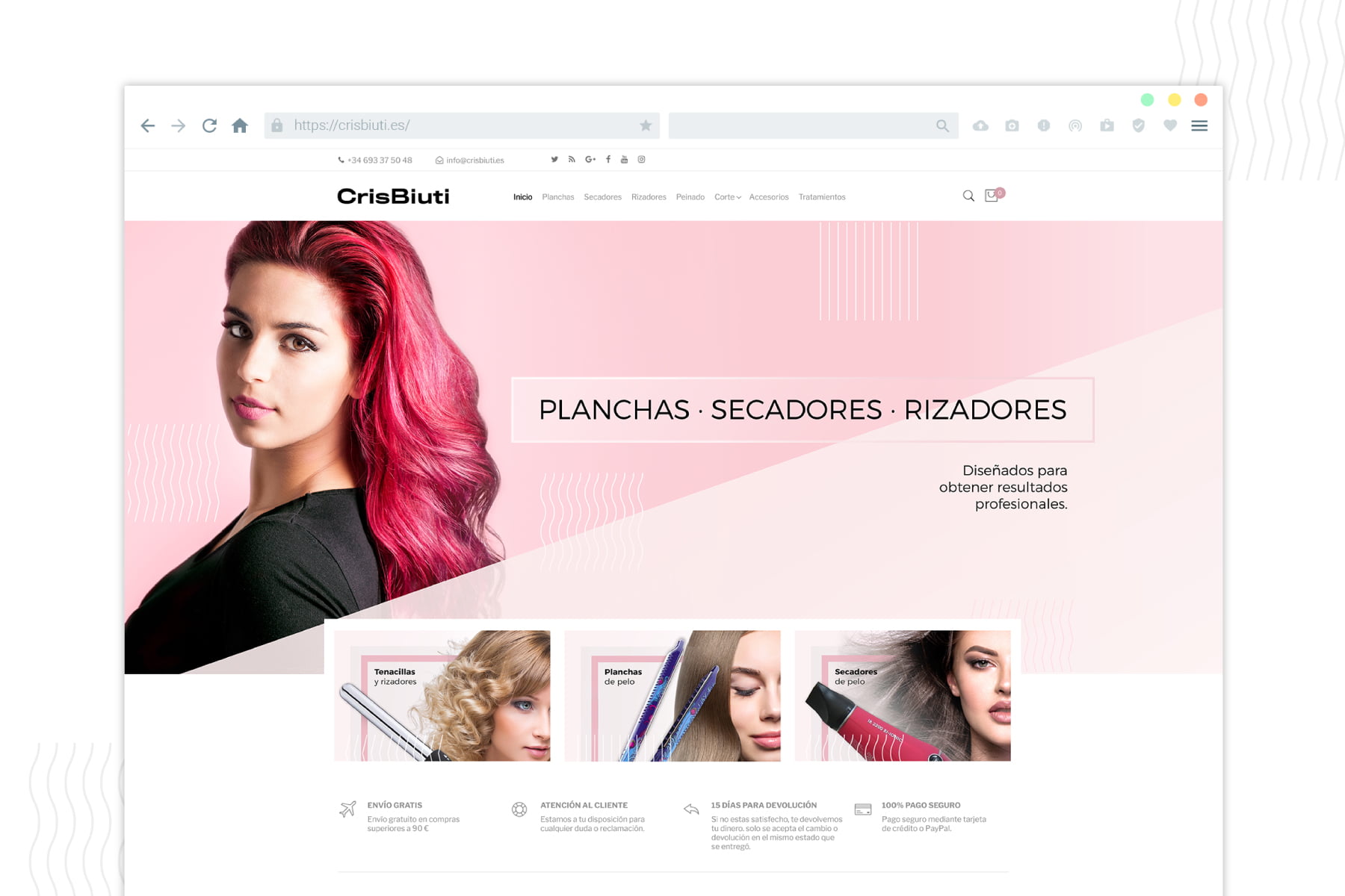 Diseño Web eCommerce Crisbiuti